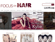 Tablet Screenshot of focusonhair.com